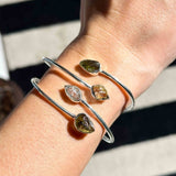 Μολδαβίτης & Γυαλί Λυβικής Ερήμου Χειροπέδα A.925