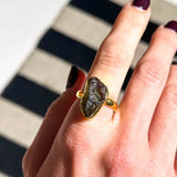 Μολδαβίτης Δαχτυλίδι A.925 Επιχρυσωμένο 07