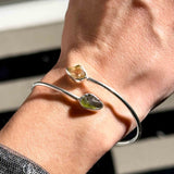 Μολδαβίτης & Γυαλί Λυβικής Ερήμου Χειροπέδα A.925