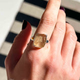 Γυαλί Λιβυκής Ερήμου Δαχτυλίδι A.925 06