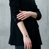 Μολδαβίτης & Herkimer Διαμάντι Χειροπέδα A.925