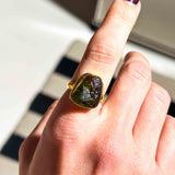 Μολδαβίτης Δαχτυλίδι A.925 Επιχρυσωμένο 01