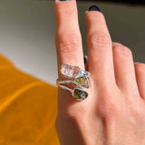 Herkimer Διαμάντι & Μολδαβίτες Α.925 03