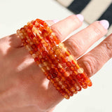 Κορνεόλη Faceted 4mm