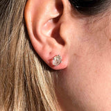 Herkimer Διαμάντι Καρφωτά Σκουλαρίκια A.925