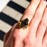 Μολδαβίτης Δαχτυλίδι A.925 Επιχρυσωμένο 02