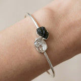 Μολδαβίτης & Herkimer Διαμάντι Χειροπέδα A.925