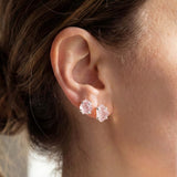 Κουνζίτης Ακατέργαστος Καρφωτά Σκουλαρίκια A.925