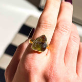 Μολδαβίτης Δαχτυλίδι A.925 Επιχρυσωμένο 04