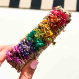 Λευκό Φασκόμηλο Καλιφόρνιας με Άνθη  7 Chakras