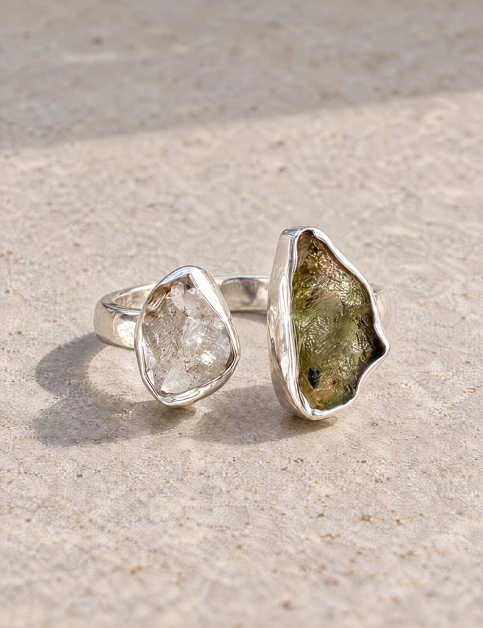 Herkimer Διαμάντι & Μολδαβίτης