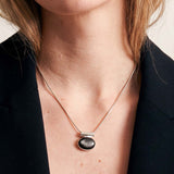 Χρυσός Οψιδιανός Oval A.925